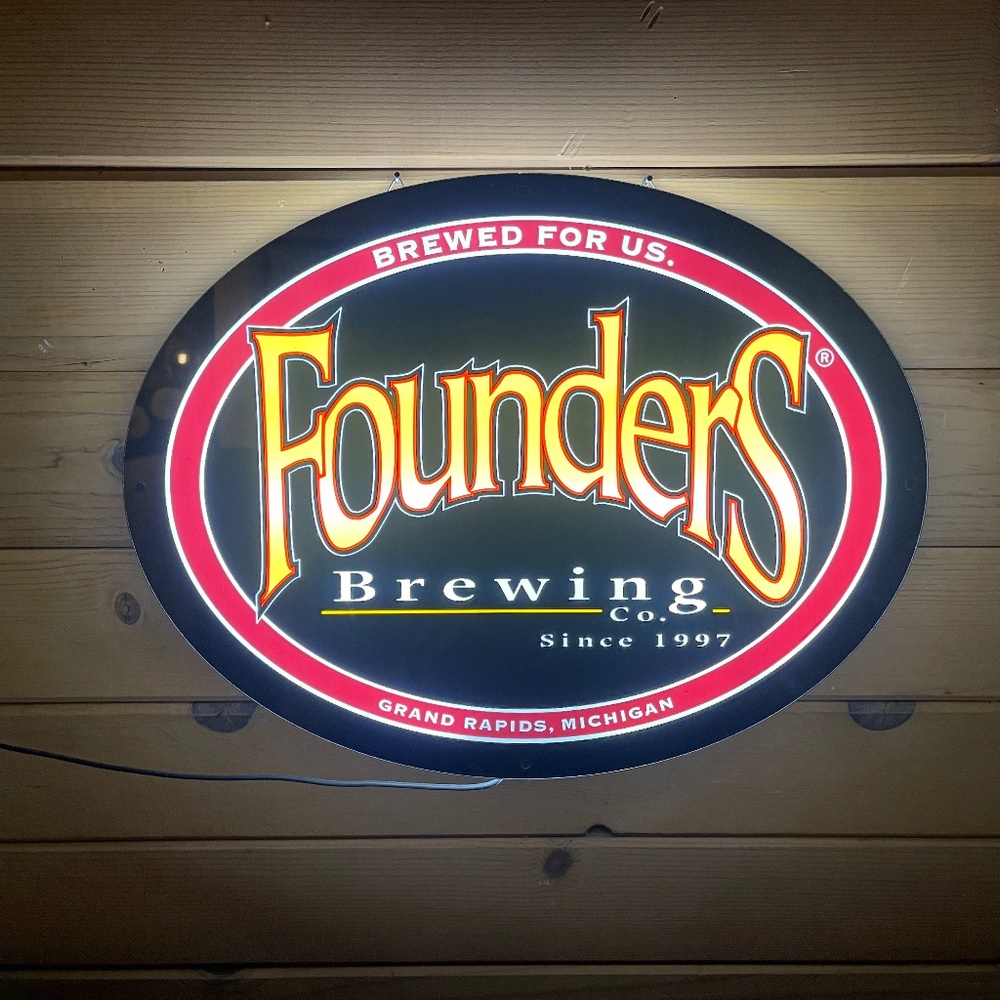 Founders Brewery Neon Sign